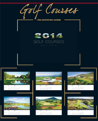 2014 calendar. Golf courses