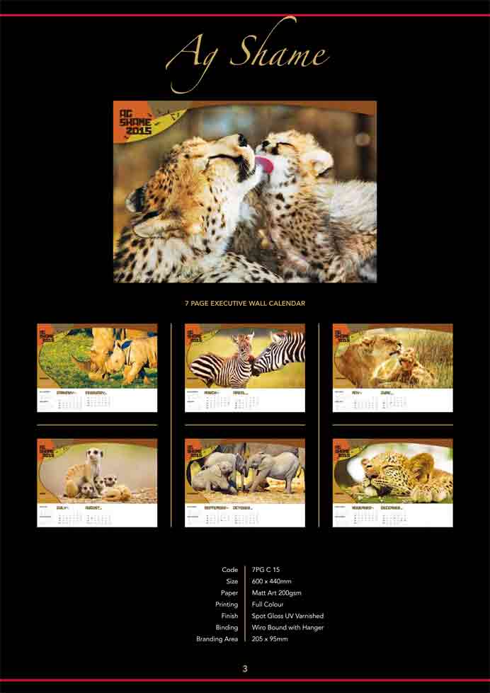 Cute wildlife photos for 2015 calendar 